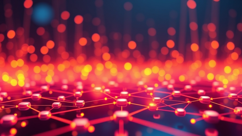 A stylized graphic representing the convergence of SEO, AEO, GEO, and AIO, with interconnected nodes forming a unified digital strategy.