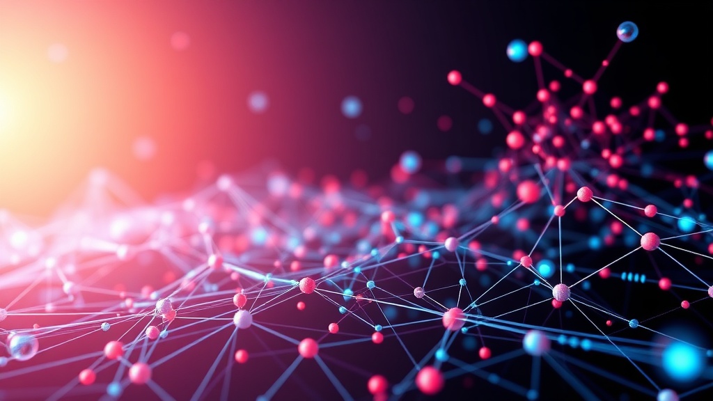 A complex network of digital nodes and data streams illustrating the interconnectedness of SEO, AEO, GEO, and AIO in modern content architecture.