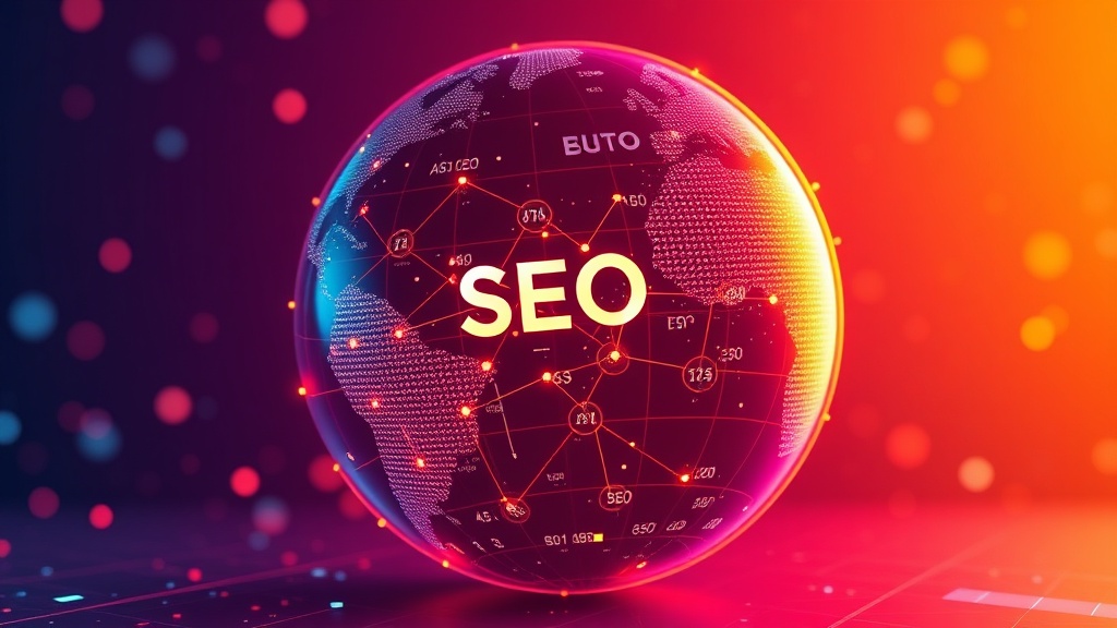 A holographic globe displaying interconnected data points, representing the integrated strategy of SEO, AEO, GEO, and AIO for digital presence optimization.