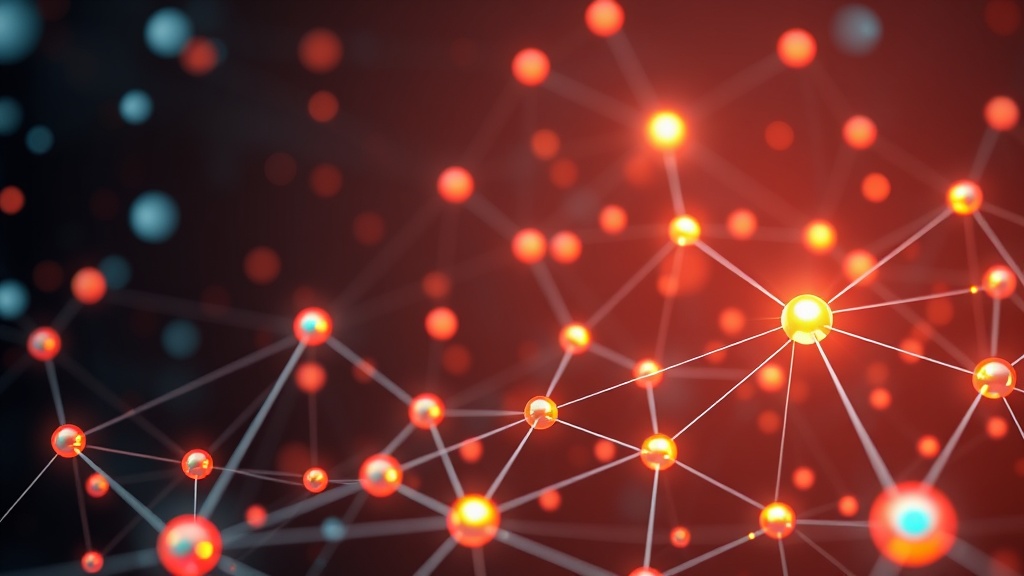 Digital representation of interconnected nodes illustrating India's AI Digital Public Infrastructure with 'Common Code' principle at its core.