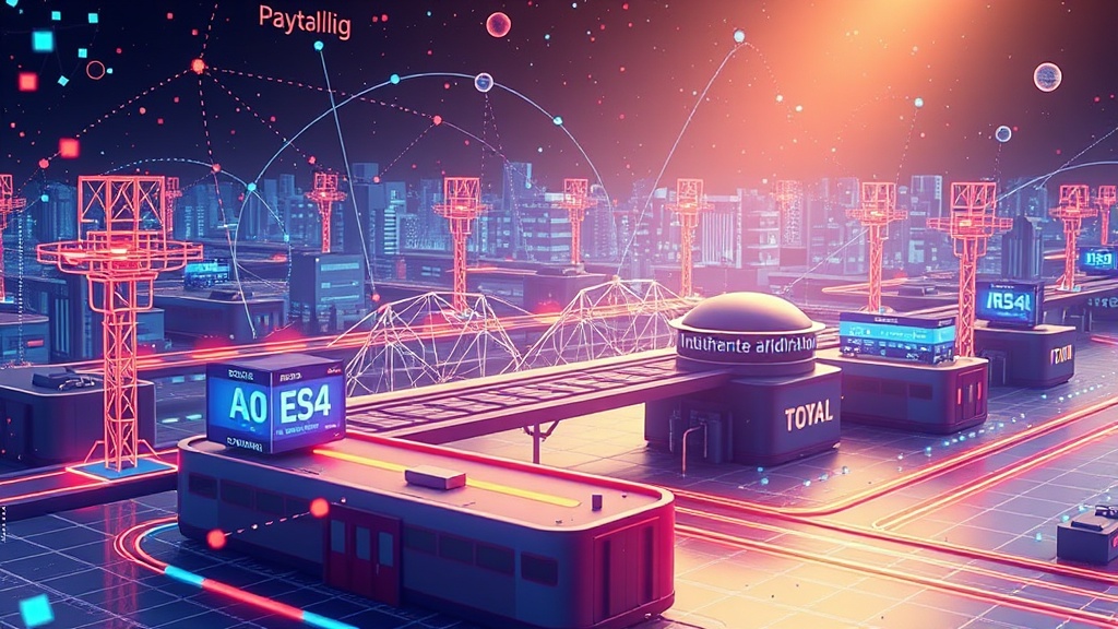 Digital Public Infrastructure concept with interconnected AI components, representing India's 'Common Code' vision.