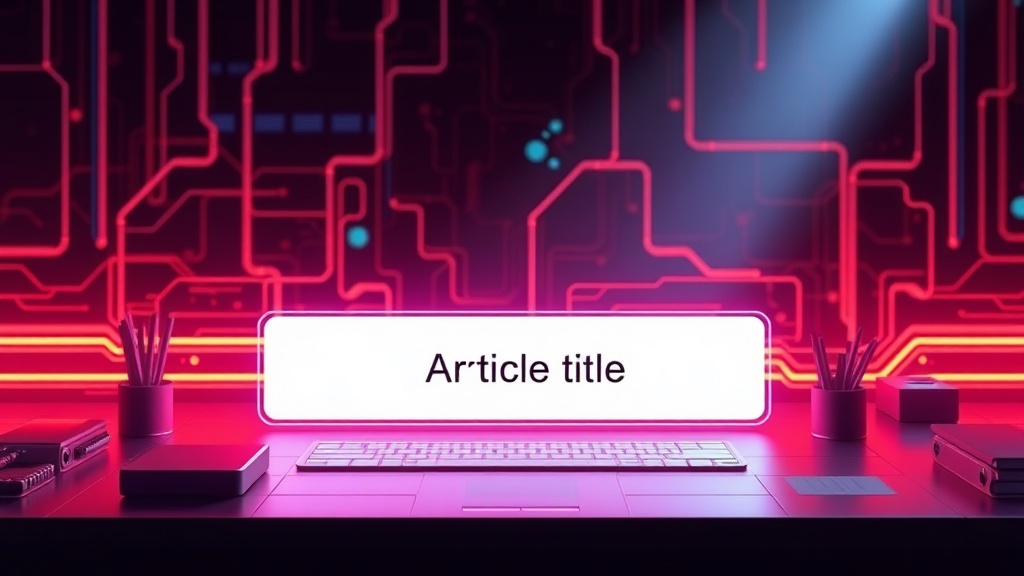Illustration indicating a missing article title input, preventing content generation