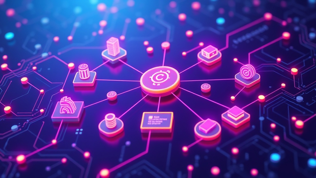 Diagram illustrating interconnected microservices within a distributed system, highlighting scalability and resilience components