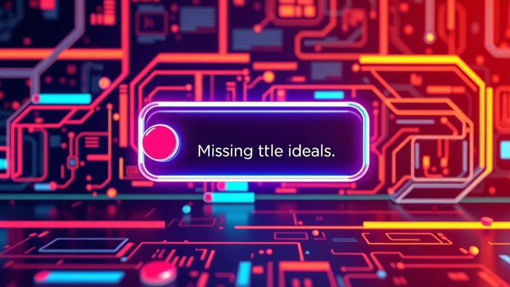 Error icon indicating missing input for article title generation